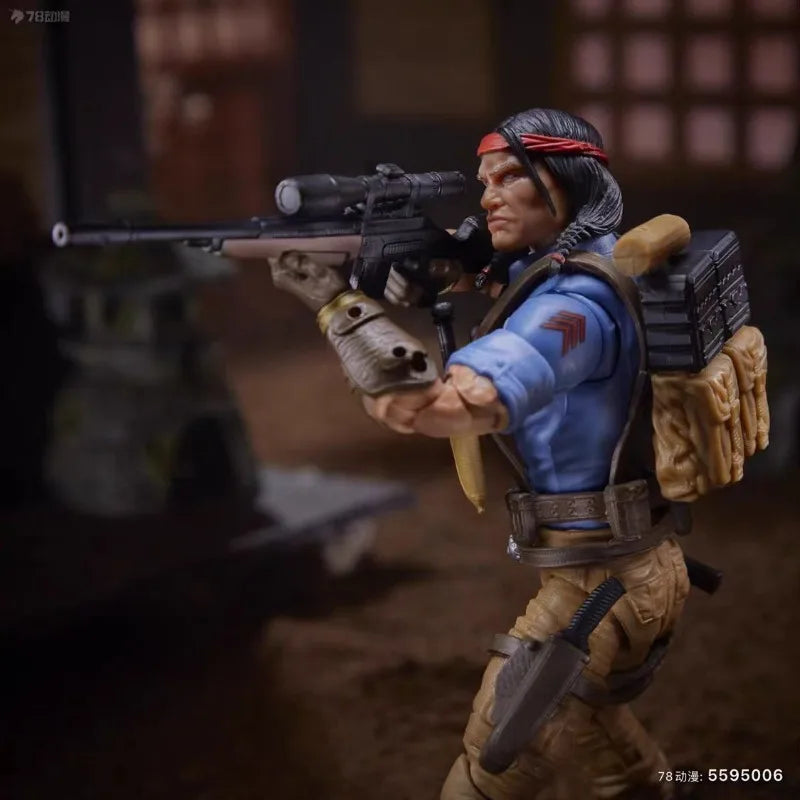Original Hasbro G.I. Joe Classified Series Spirit Iron Knife Anime Figure Toy Collection Model