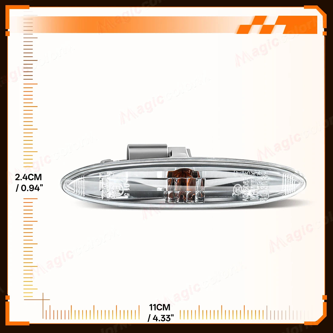 Car Front Bumper Side Marker For Toyota Camry Highlander Crown Kluger Reiz Lexus IS250 ES350 GS450 81730-30131 Turn Signal Lamp
