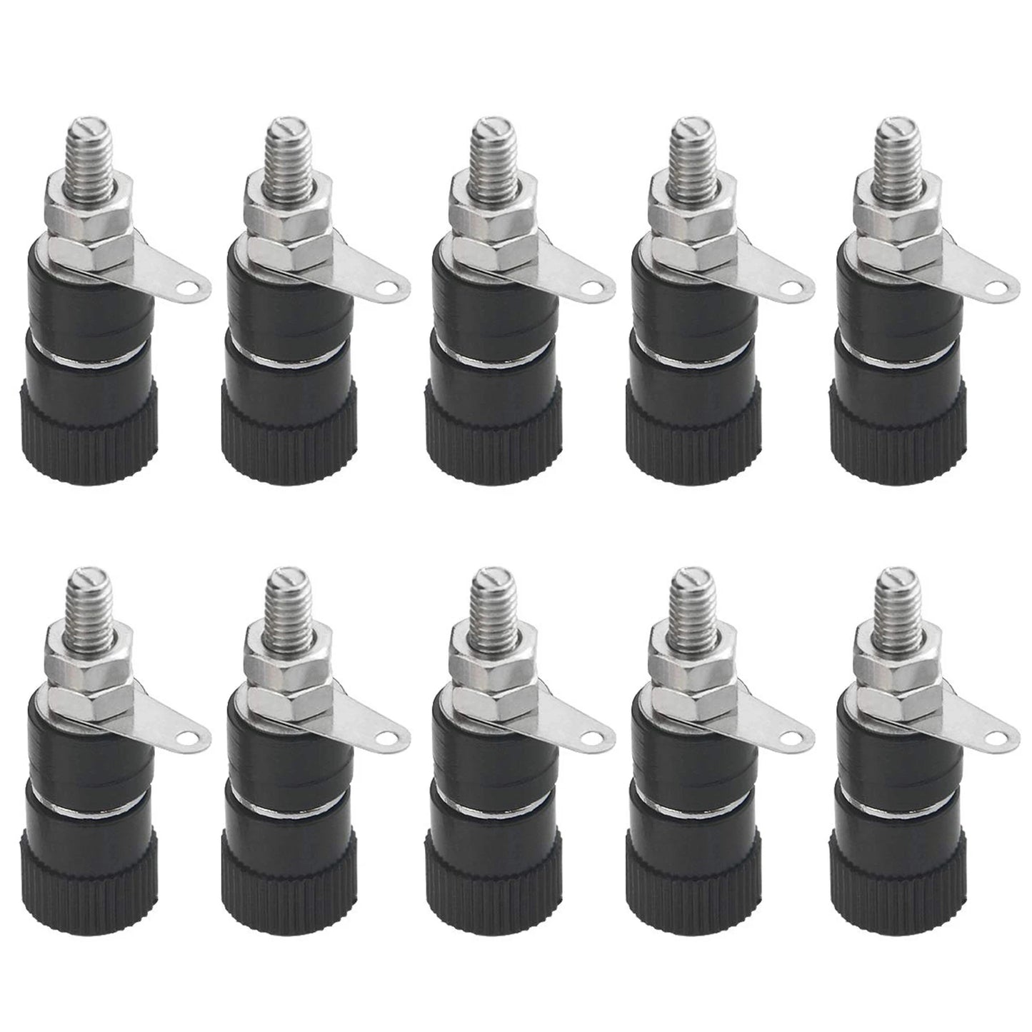 10/30 PCS Binding Posts Terminals 4mm Banana Plug Socket 4mm Terminal Connector for Amplifier Arduino