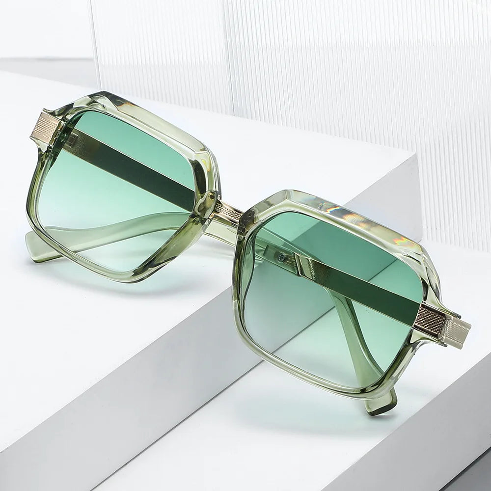 JNPCXI New Men Vintage Square Sunglasses Fashion Retro Sun Glasses Luxury Brand Design Shades Eyewear Women Goggles