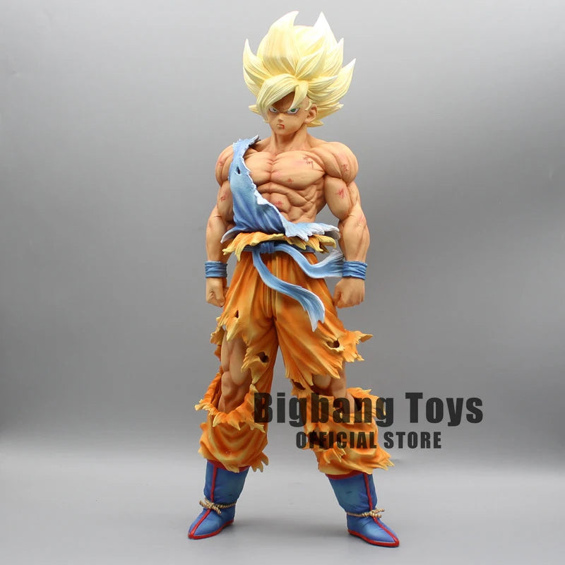 28cm Dragon Ball Z Figure Goku Anime Figures Super Saiyan Goku Gk Statue Gokou PVC Model Toys Doll Collectible Gifts