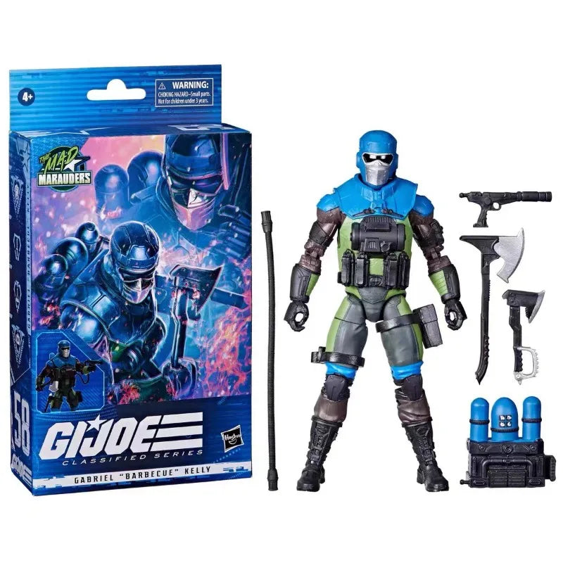 Original Hasbro G.I. Joe Classified Series 58 GABRIEL "BARBECUE" KELLY Anime Figure Collection Toys Models