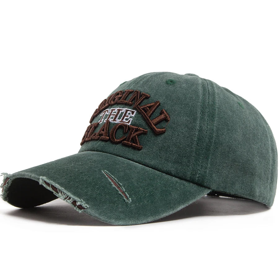 Vintage Baseball Cap Men Women Letter Embroidery Snapback Spring Summer Washed Cotton Hat Visor Fashion Caps For Daily Casual