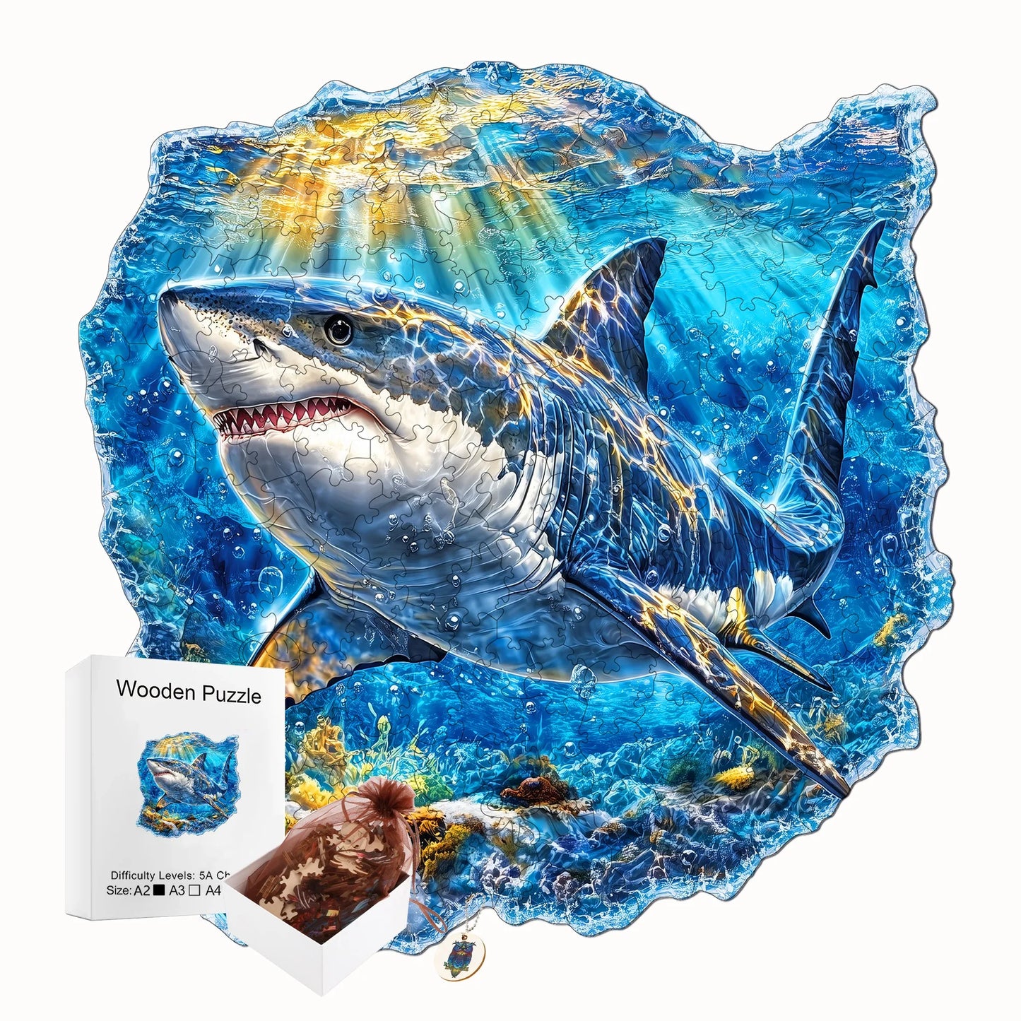 Animal And Human Wooden Jigsaw Puzzle Home Wooden Decor Christmas and Halloween Gift Toy For Teen And Kid