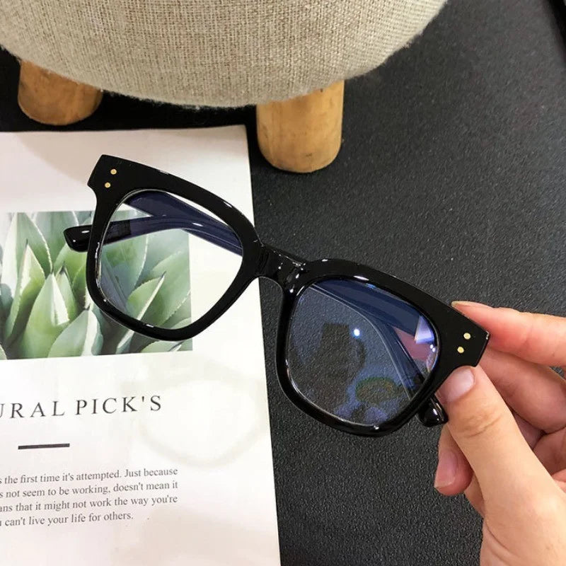 2pcs Anti Blue Light Transparent Anti-Radiation Glasses For Women Glasses Eyeglasses Computer Goggles Eyewear