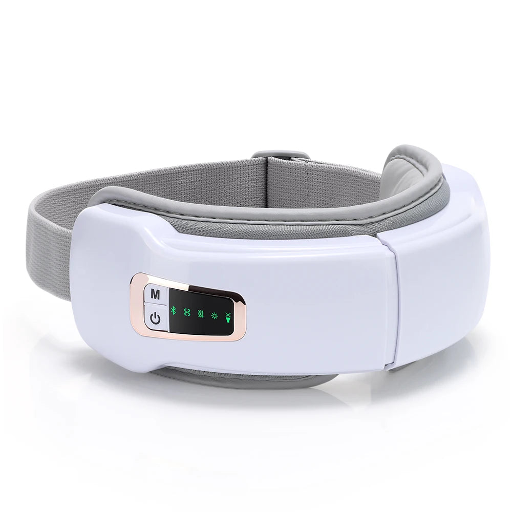 Smart Eye Massager Air Pressure Hot Compress Vibration Massage Glasses Foldable Bluetooth Music Eyes Massage USB Rechargeable