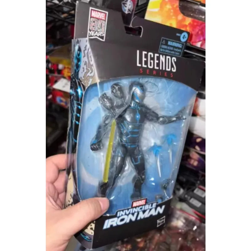 Original Hasbro Marvel Legends Series Invincible Iron Man Anime Figure Toys Collection Ornaments
