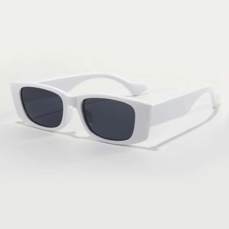1 Pair of Unisex Rectangular Sunglasses Fashionable Style Suitable for Family Outings Travel Holiday Wear Sports