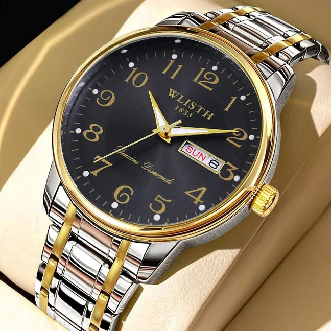 Luxury Women Watch Quartz Watch Digital Wristwatch Waterproof Calendar Luminous Watch Fashion Business Light Man Clock Watches