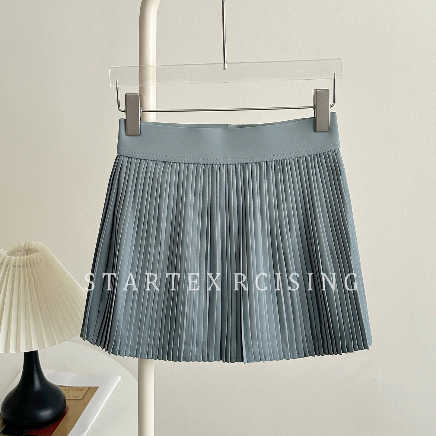 Women High Waist Pleated Tennis Skirt Anti Exposure Liner Shorts Mini Skirt Fitness Running Casual Short Skirts