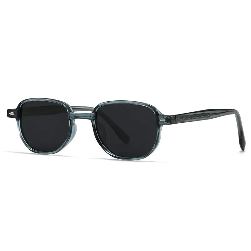 JNPCXI Retro Rivets Square Women Luxury Sunglasses Fashion Leopard Shades UV400 Men Green Sun Glasses
