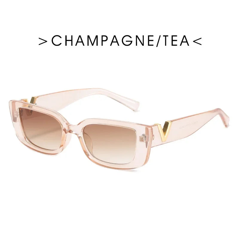 JNPCXI Retro Cat Eye Sunglasses Women Luxury Beige Sun Glasses Men Fashion Design