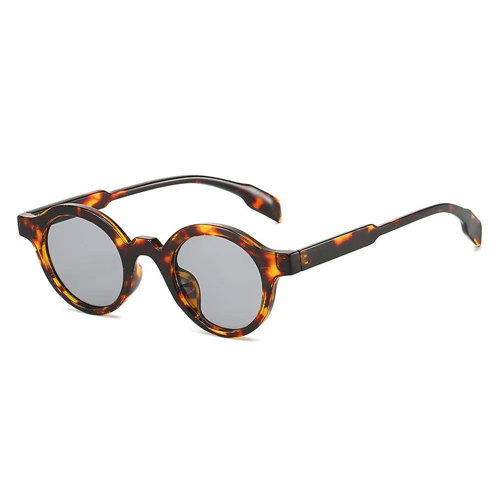JNPCXI Retro Small Round Women Sunglasses Fashion Gradient Shades UV400 Punk Men Yellow Green Sun Glasses