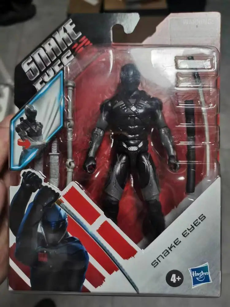 Original Hasbro G.I. Joe Classified Series SNAKE EYES Anime Figure Toy Collection Model