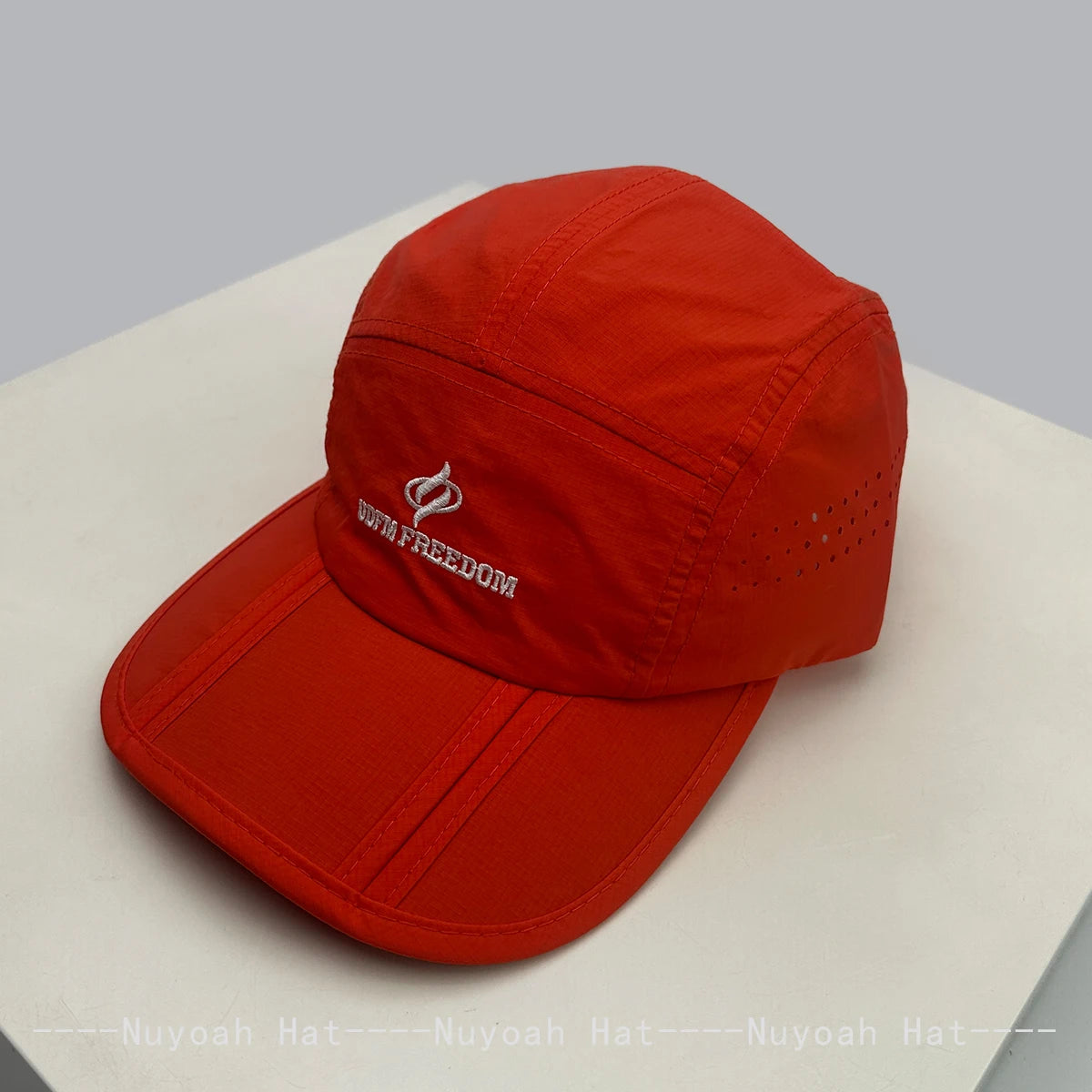 New Men Women Korean Quick Drying Embroidered Letters Baseball Hats Sunshade Foldable Breathable Outdoor Peaked Caps Versatile