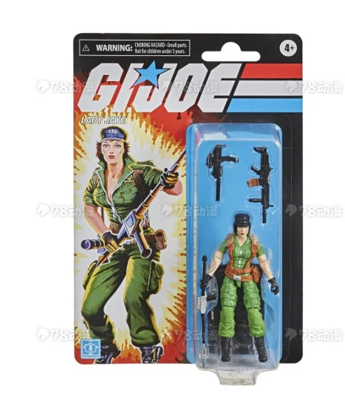 Original Hasbro G.I. Joe Classified Series Retro Collection Lady Jaye Action Toys Figure Models Collection