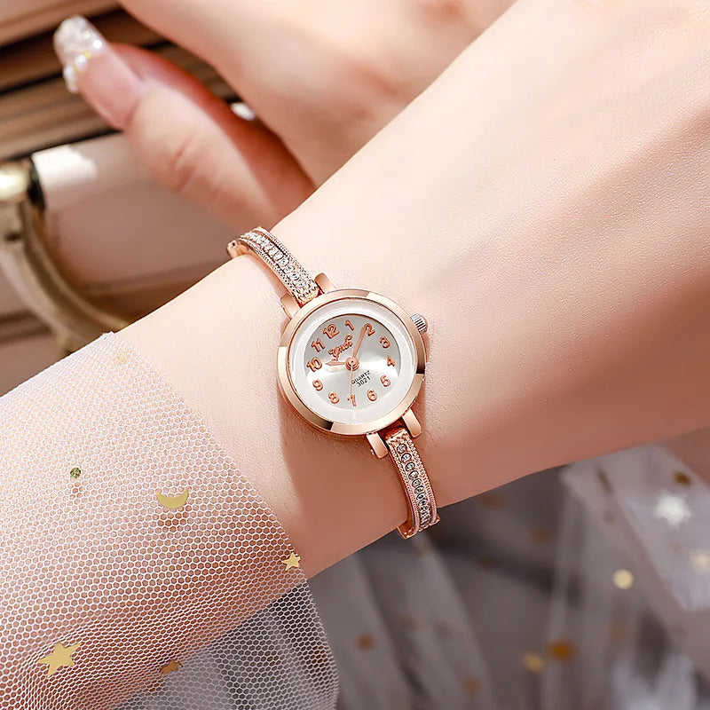 New Fashion Watch Casual Rhinestone Women's Watches Bracelet Wristwatch Ladies Quartz Watch Clock Relogio Feminino Dropshipping