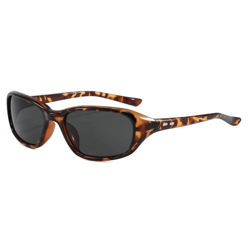 JNPCXI Retro Oval Sunglasses for Women Men Cat Eye Y2K Designer UV400 Sun Glasses Outdoor Sports Eyewear Hiking Cycling Shades