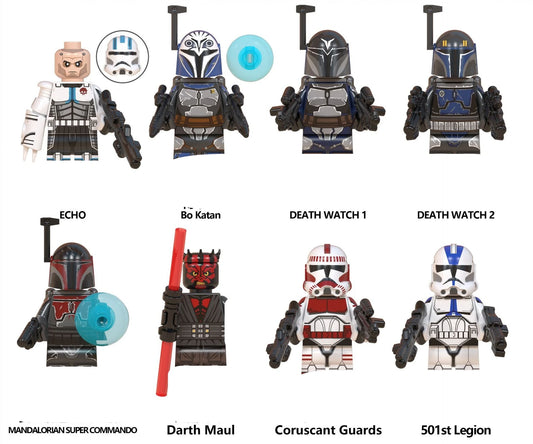 21st Nova Corps Minifigures Star Wars Army Pack Purple Clone Troopers M28