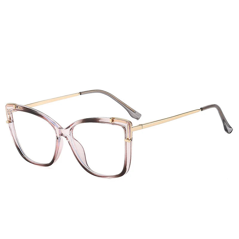 JNPCXI New Comfortable TR90 Square Vintage Computer Eyeglasses Glasses Frame Optical Spectacle Anti-blue Prescription Glasses