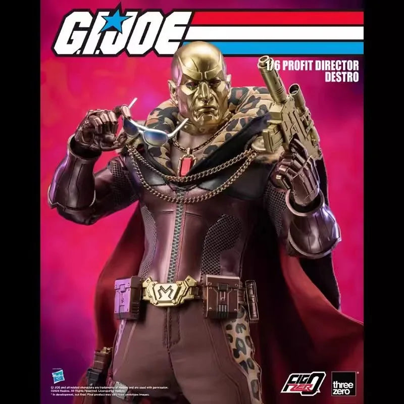 Original Hasbro Threezero FigZero G.I. Joe Series 1/6 PROFIT DIRECTOR DESTRO Action Toy Figure Mode Collection