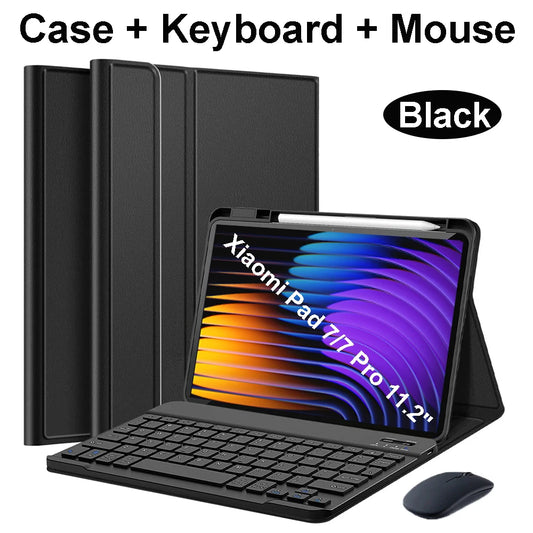 Xiaomi Pad 7 11.2 inch, Bluetooth keyboard + Mouse, Multi-Language Keyboard