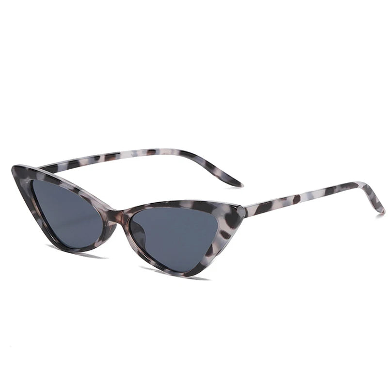 JNPCXI New Fashion Cat Eye Sunglasses Women Vintage Blue Leopard Sun Glasses Lady Retro Shades Eyeglasses Female UV400
