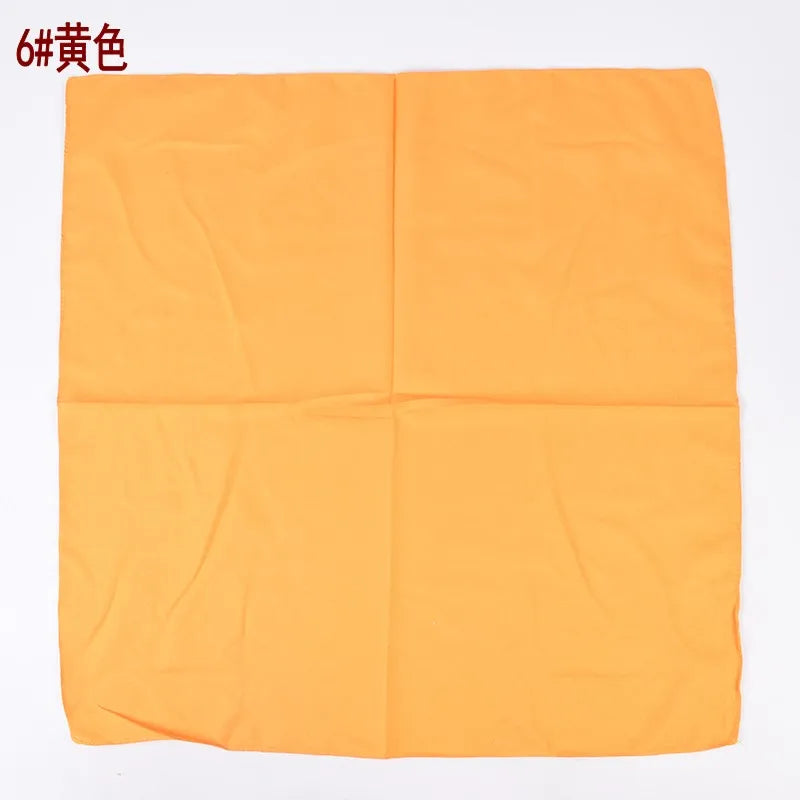 New Fashion Retro Polyester Solid Color Hip Hop Street Dance Headband Multifunctional Cycling Mask 53 Small Square Scarf