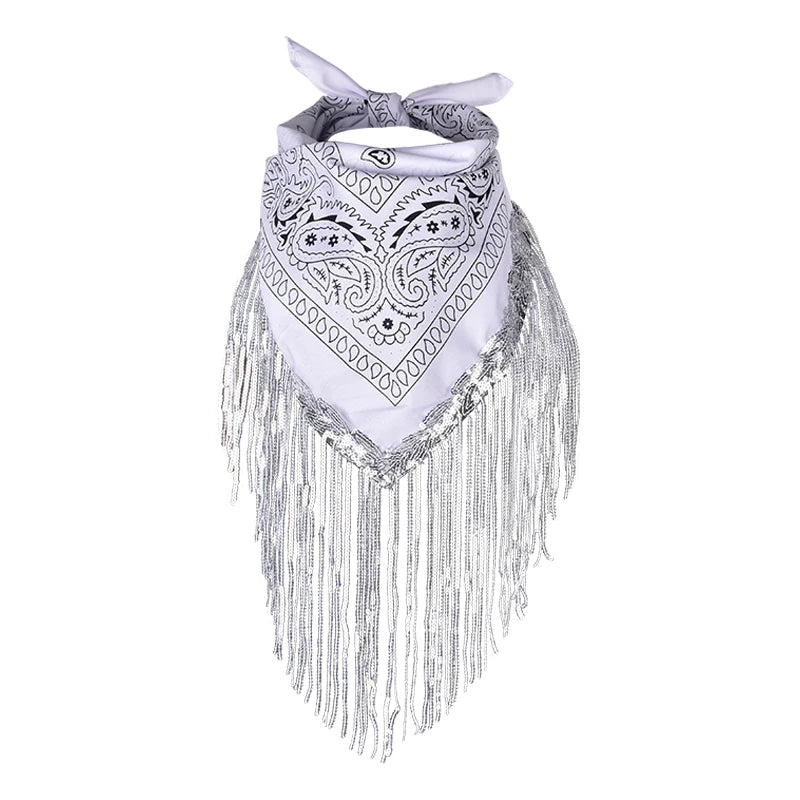 2023 New Vintage Paisley Tassel Scarf Fashion Ladies Wedding Party Scarf