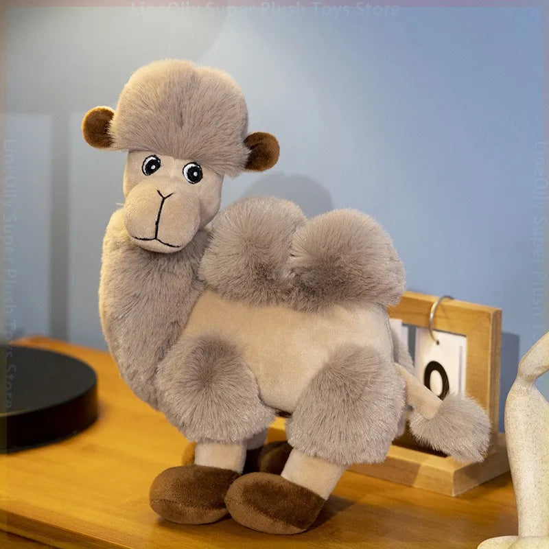 28/38cm Cute Cartoon Camel Plushies Doll Soft Stuffed Animals Plush Toys Home Decor Girls Sleeping Hug Pillow for Kids Xmas Gift