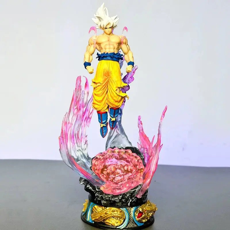 10" Dragon Ball Super Saiyan Son Goku Figure PVC Model Statue Collectible Scene