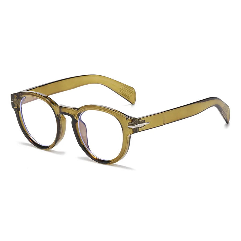 JNPCXI New Retro Round Punk Men Sunglasses Fashion Brand Designer Women Rivets Sun Glasses Shades UV400