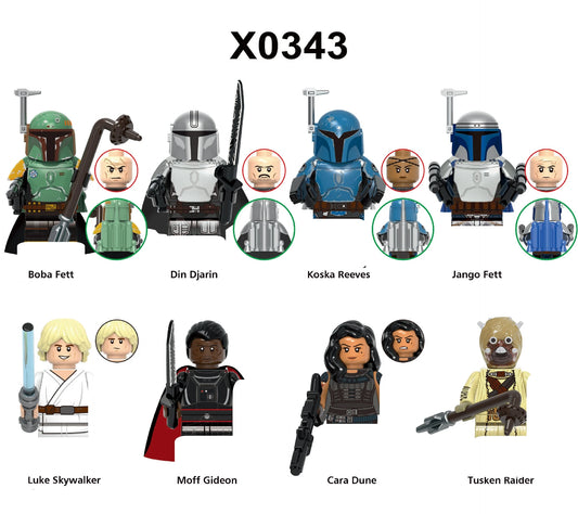 21st Nova Corps Minifigures Star Wars Army Pack Purple Clone Troopers M31