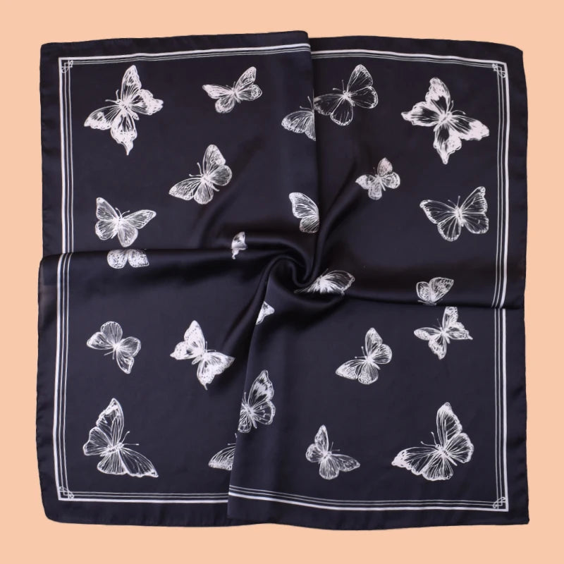 1PC 27.56x27.56inch Polka Dot Print Fashion Bandana Bohemian Style Women's Headscarf Hairband Headband Perfect for Enhancing