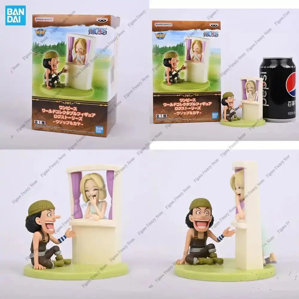 Special Offer Original Banpresto One Piece Anime Figurines WCF Usopp Kaya PVC Action Figures for One Piece Collectible Model