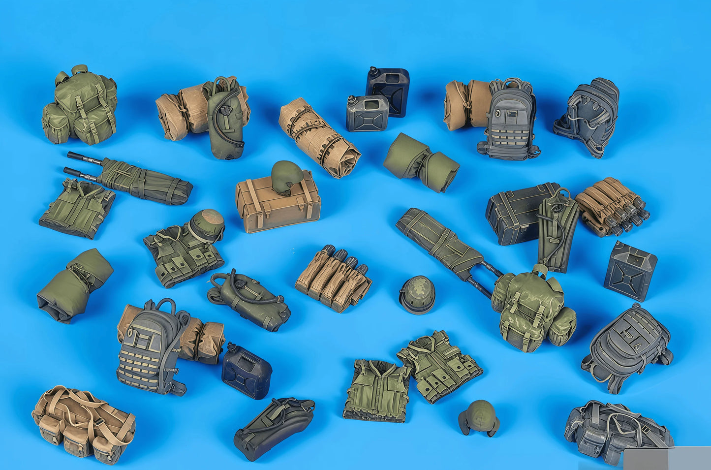 1: 35 Casting Resin Model Assembly Kit GK, Scene Creation Stacking Package, Unpainted