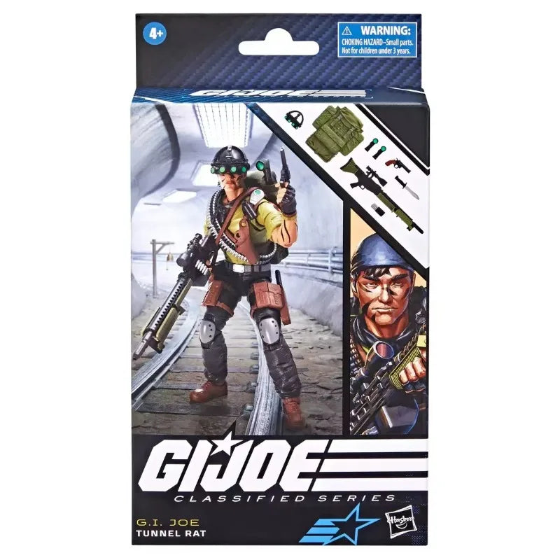 Original Hasbro G.I. Joe Classified Series 83 Tunnel Rat Anime Figures Toys Models Collection