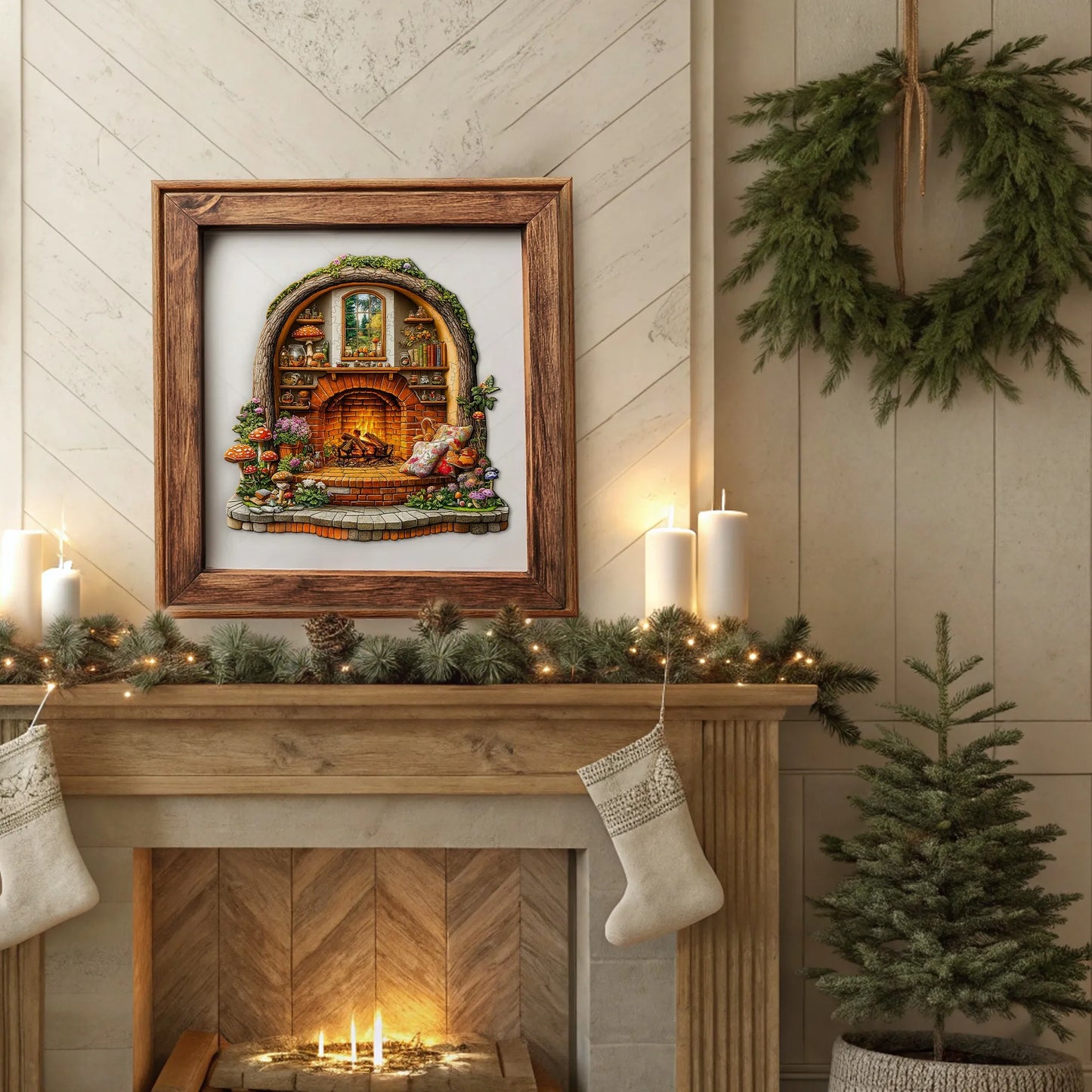 Fantasy Style Wooden Jigsaw Puzzle Wood Home Decor Painting Christmas and Halloween Gift Toy For Teen And Kid