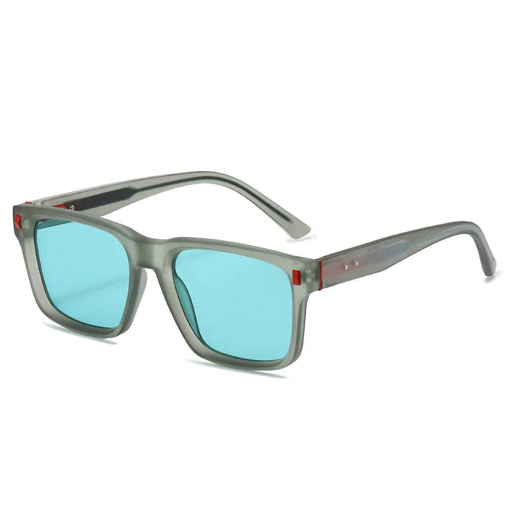 JNPCXI New Square Sunglasses Unisex Retro Style UV Protection Casual Sun Glasses for Men Women