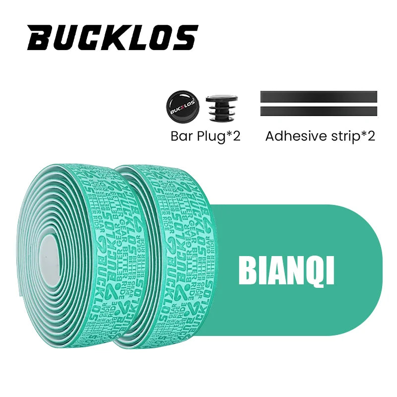 BUCKLOS  Ultralight Bicycle Handlebar Tape Anti-slip PU Wear-resistant Road Bike Bar Wrap Belts Soft EVA Cycling Handle Tapes