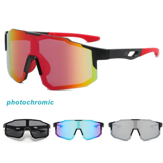 Bicycle Goggles UV400 Photochromic Bike Sunglasses Dazzling Lens Sports MTB Glasses Outdoor Men and Women Cycling Goggles