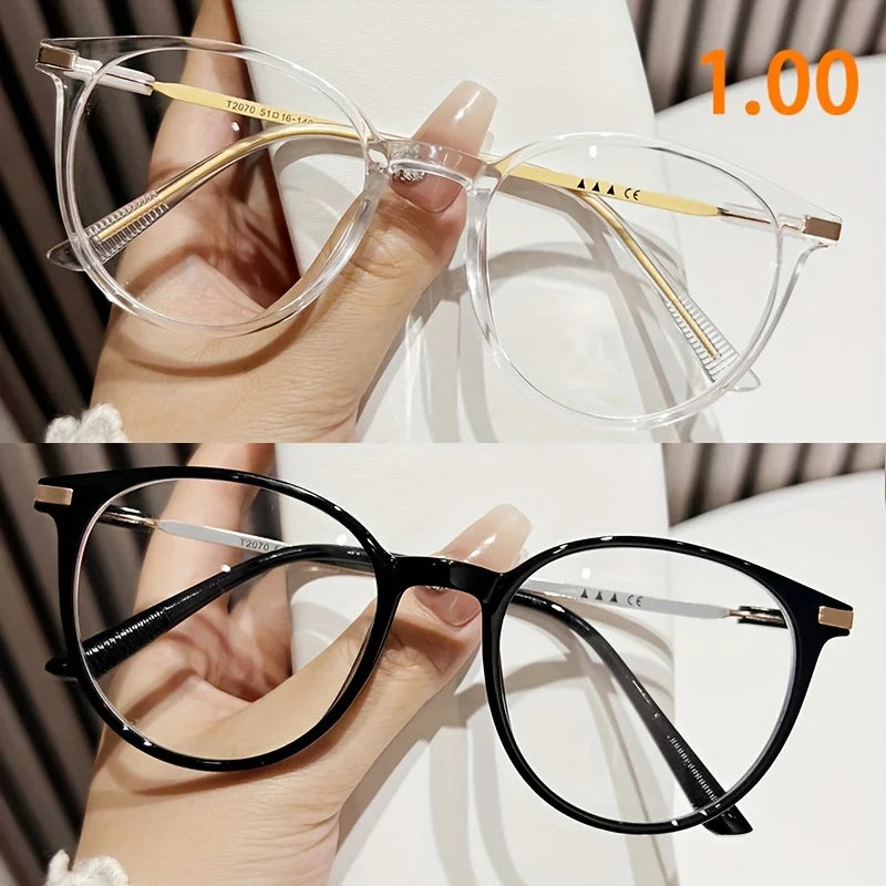 2PACK Fashion Large Frame Reading Mirror Fashionable Suitable for Both Men and Women Is An Ideal Choice for Gift Giving