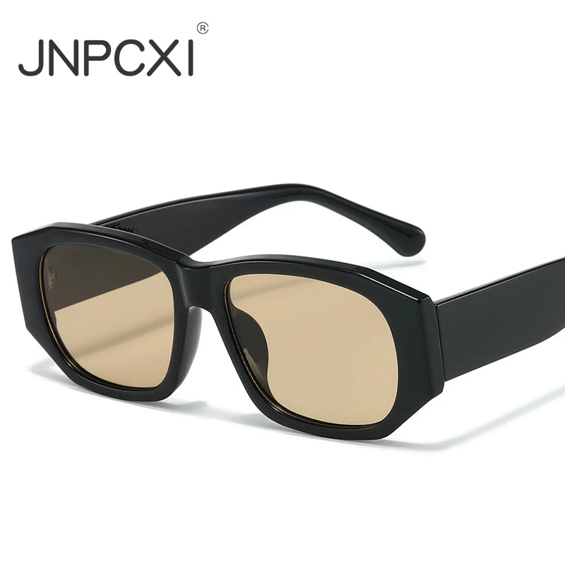JNPCXI Luxury Brand Designer Square Sunglasses Women UV400 Sun Glasses Ladies Daily Causal Shades Suitable Sun Pieces Gafas