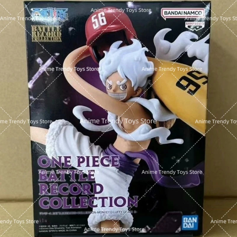 【IN STOCK】Original Banpresto Battle Record Collection One Piece Monkey D. Luffy Gear 5 Nika 14cm Figure Collectible Model