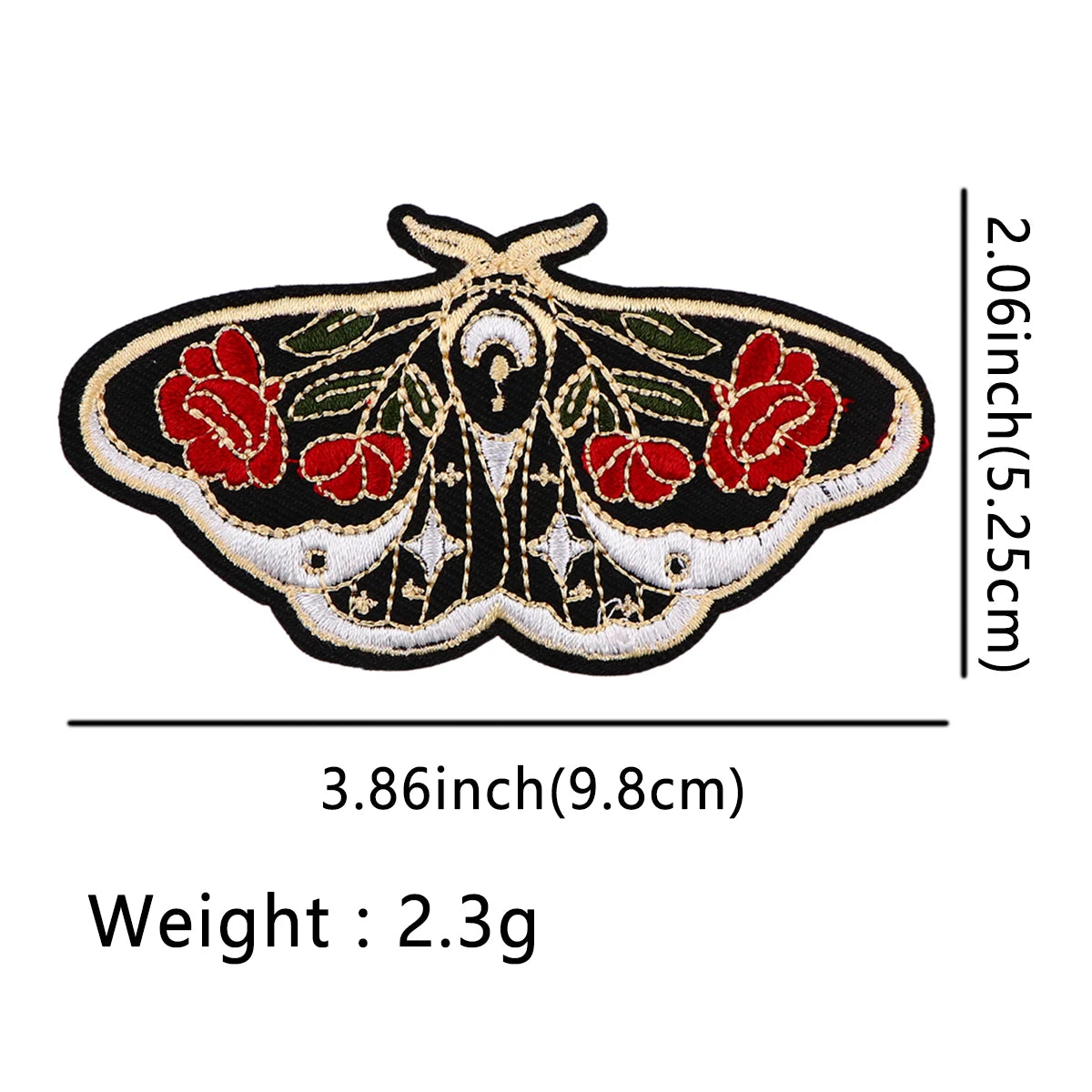 Butterfly Patches Embroidery Badges Iron On Patches On Clothes DIY Dress Jeans Hat Clothing Accesories Moth Applique Stickers