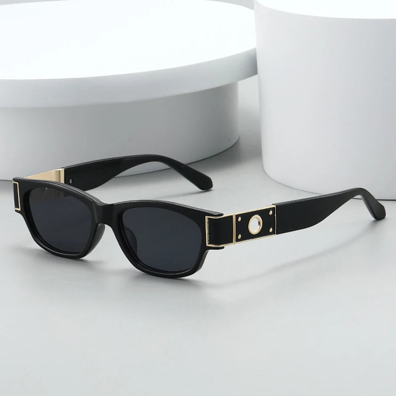 JNPCXI New Square Men Sunglasses Fashion Leopard Tea Shades UV400 Women Trending Outdoor Sun Glasses