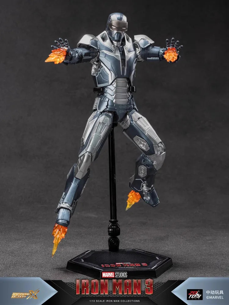ZD Marvel Toys 1:10 Iron Man Mark40 MK40 Shotgun Tony Stark Armor Action Figure