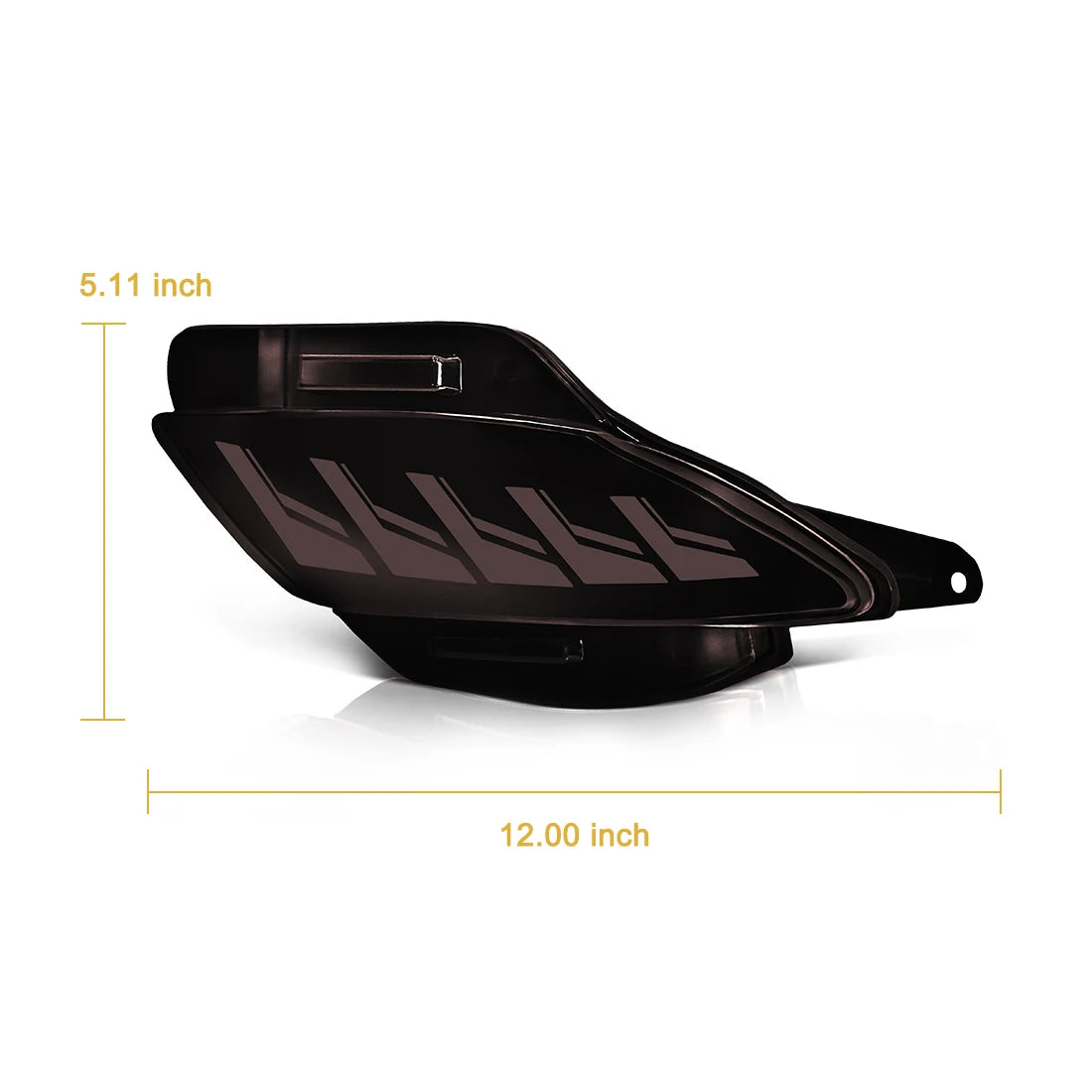 For Lexus RX350 RX270 RX450h 2009 2010 2011 2012 2013 2014 2015 Rear Bumper Reflector Lights with Dynamic Turn Signal Brake 12V