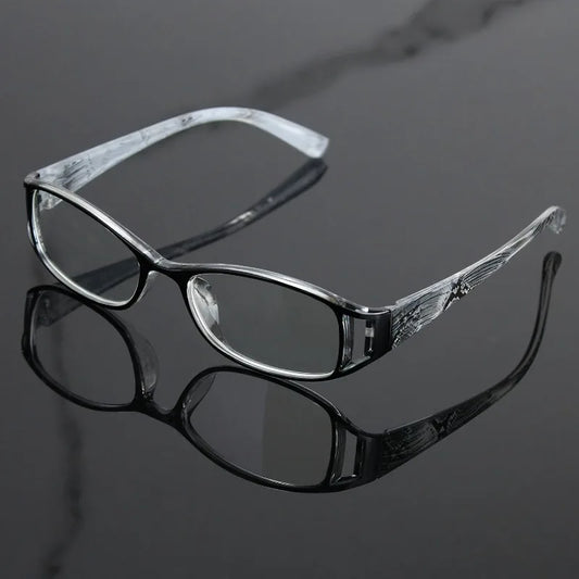 4 Sets of Women's Hollow Flower Small Frame Reading Glasses +1.0~+4.0