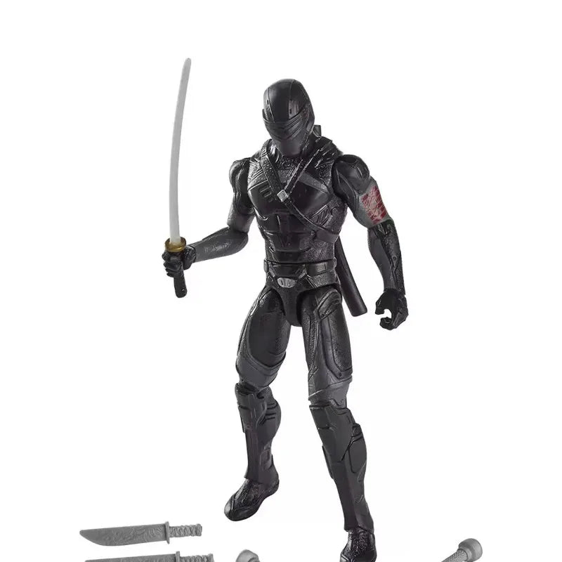 Original Hasbro G.I. Joe Classified Series SNAKE EYES Anime Figure Toy Collection Model